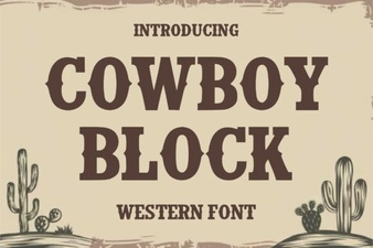 Craft with Cowboy Fonts: Design Bold Western Projects