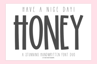 Free & Downloadable Have a Nice Day Honey Font