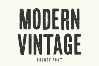 Modern Vintage Fonts for Creative Projects