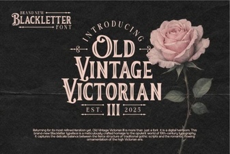 Victorian Era Fonts for Elegant Design Projects