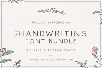 Download Creative Handwriting Font Bundle for Designs
